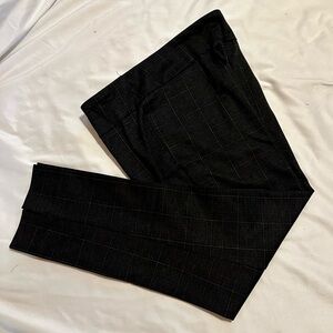 Zac & Rachel Charcoal Checkered Trousers
